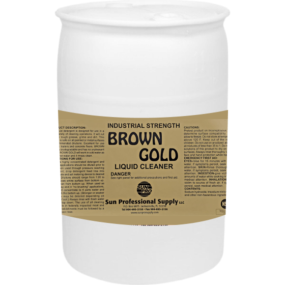 Brown Gold liquid cleaner